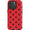 DC Comics Harley Quinn Logo Pattern iPhone 16 Pro Impact Case